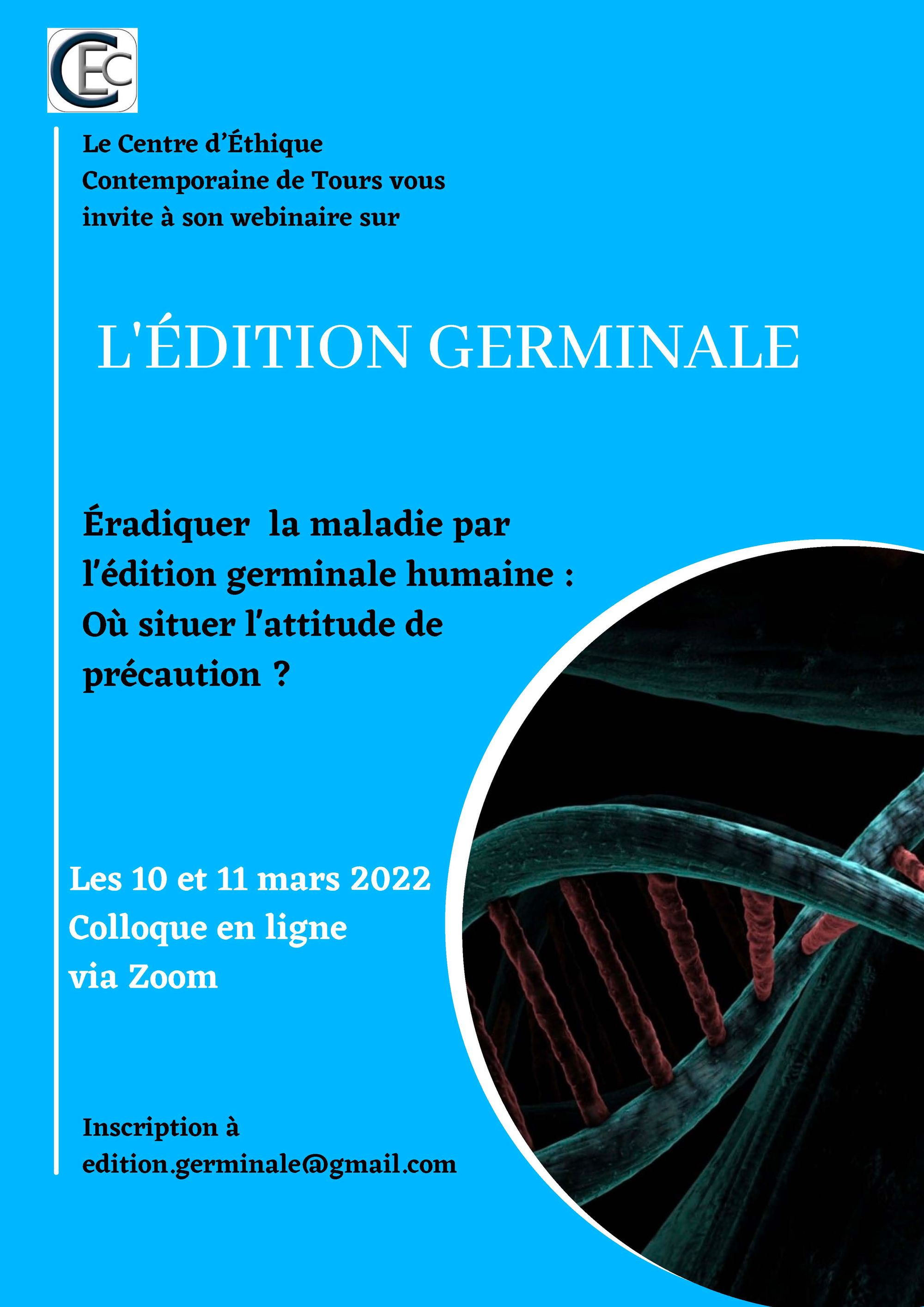 Edition germinale par Clémence Audran et Calypso Rambaldi : 10 et 11 mars 2022